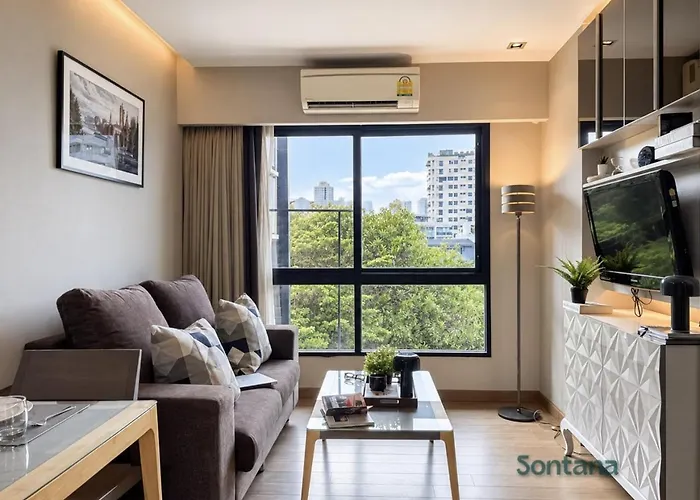 Apartment Tropical Urban 43 Sqm - Ultra Fast Wifi - Thong Lo *