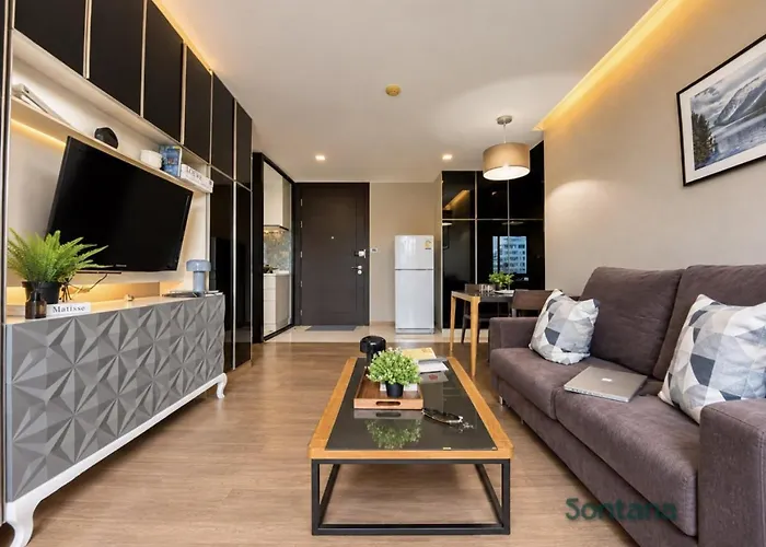 Apartment Tropical Urban 43 Sqm - Ultra Fast Wifi - Thong Lo *