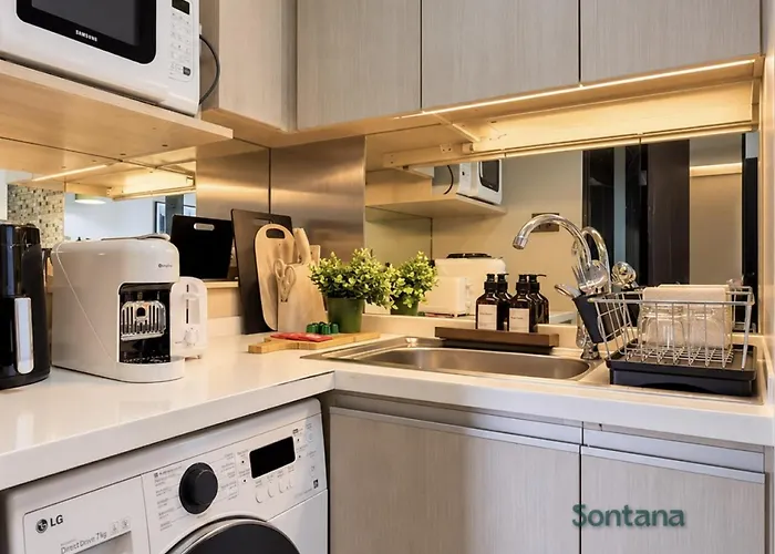 Tropical Urban 43 Sqm - Ultra Fast Wifi - Thong Lo Apartment Bangkok