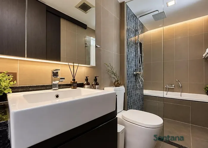 Apartment Tropical Urban 43 Sqm - Ultra Fast Wifi - Thong Lo